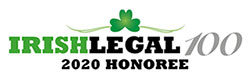 Irish Legal 100 2020 Honoree logo